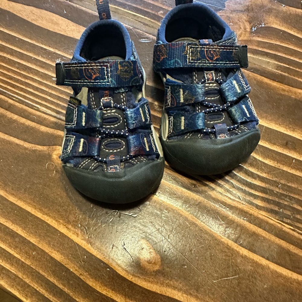Keen Toddler Newport H2 Navy Patterned Sandals